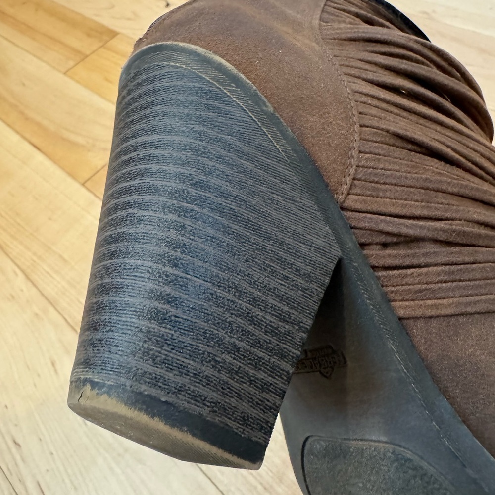 Fergalicious Brown Western Bootie - Picture 6 of 9